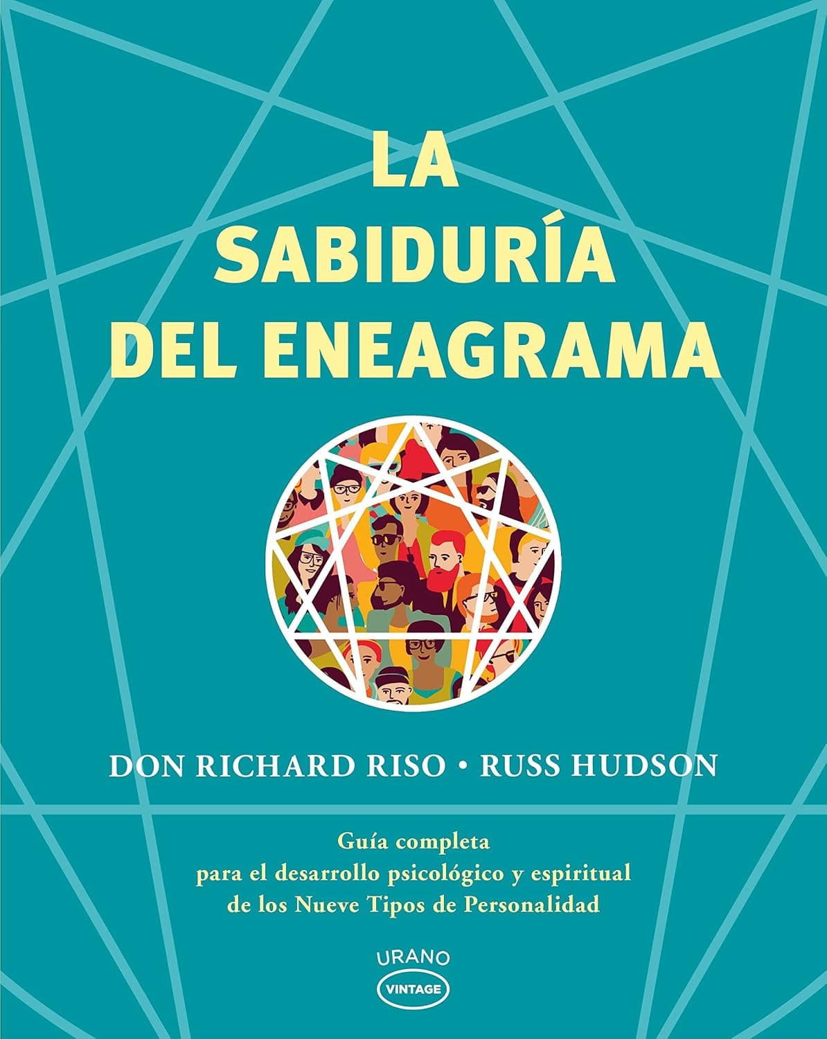 Portada de La sabiduría del Eneagrama, de Don Richard Riso y Russ Hudson