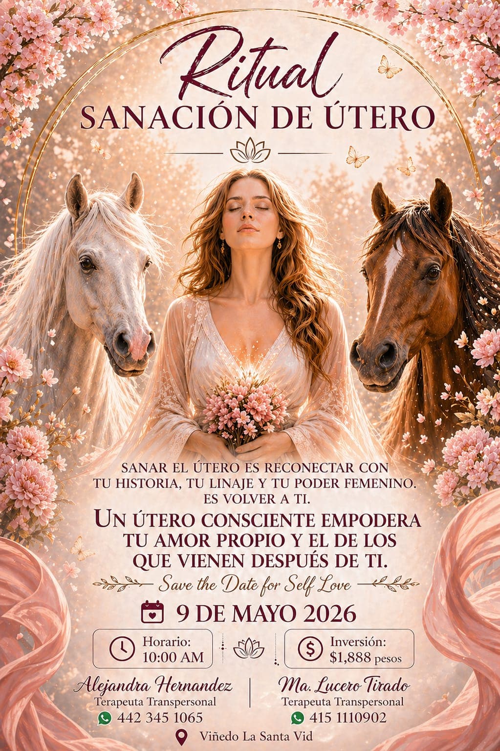 Ritual Sanación de Útero — 9 de mayo de 2026